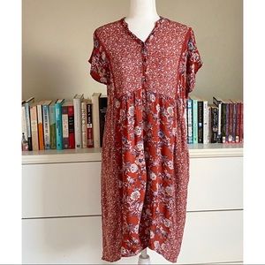 2/$10 Knox Rose | Floral Casual Dress